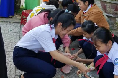 Phong trào nuôi heo đất tại trường